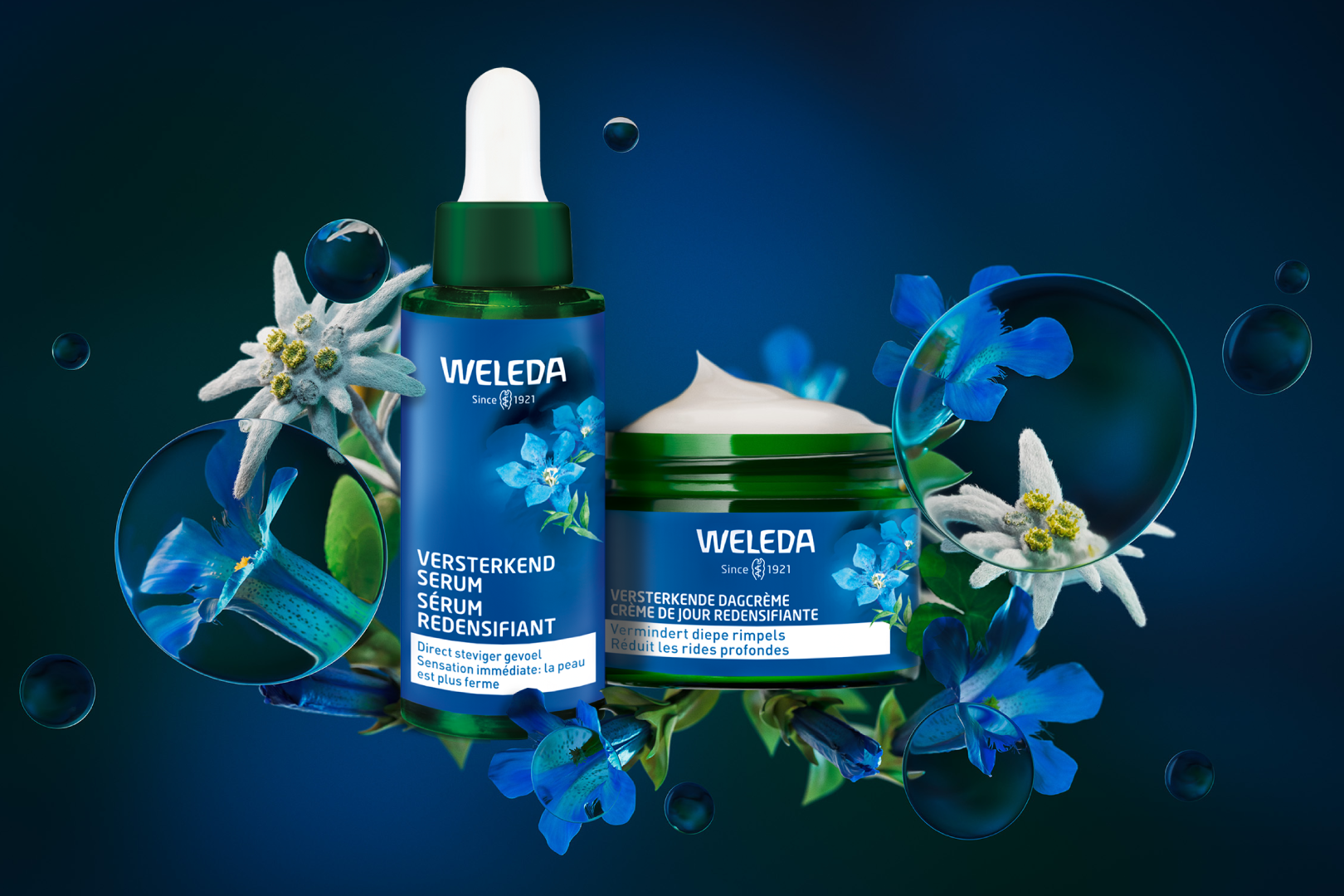 WELEDA Blauwe gentiaan & edelweiss versterkende dagcreme (40 ml) - image 3