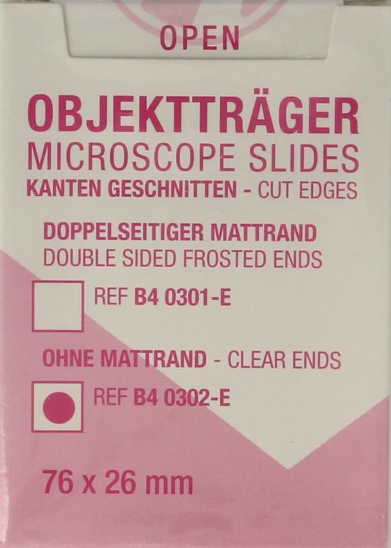 Mainit Objectglaasje 76x26 helder (50 stuks)