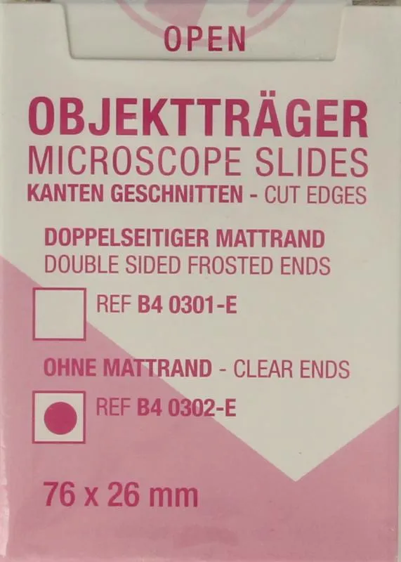 Mainit Objectglaasje 76x26 helder (50 stuks)