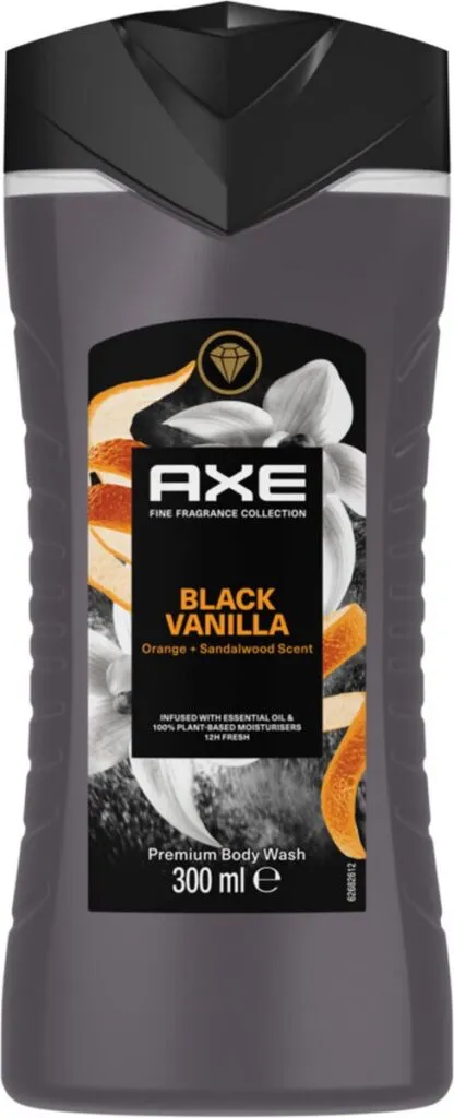 Axe Showergel black vanilla (300 ml)
