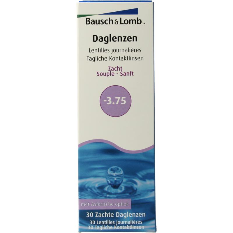 Bausch + Lomb Daglenzen -3.75 (30 stuks)
