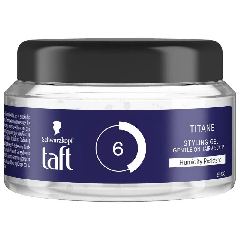 Taft Power gel titane pot (250 ml)