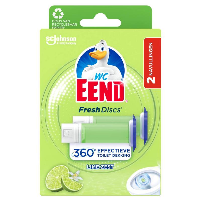 Wc Eend Fresh disk navul duo lime zest (72 ml)