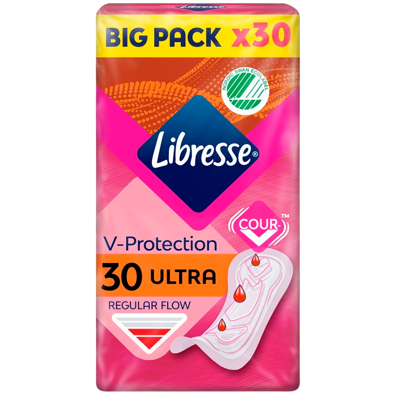 Libresse Maandverband ultra regular (30 stuks)