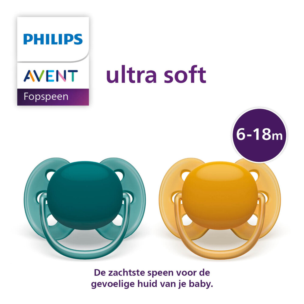 Avent Ultra soft fopspeen 6-12 maanden (2 stuks) - image 2
