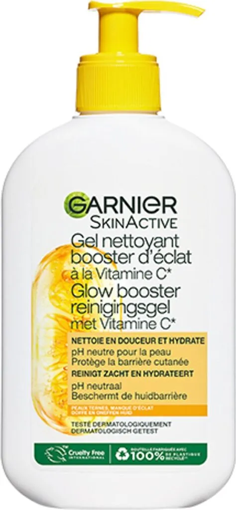 Garnier Skinactive vitc glow reinigingsgel (250 ml)