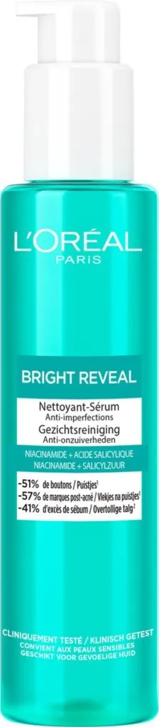 L'Oréal Bright reveal dark spot reiniging (150 ml)