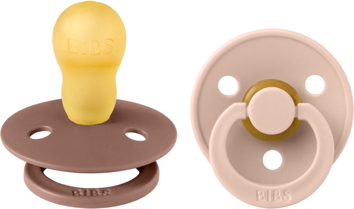 Bibs Fopspeen maat 3 woodchuck blush (2 stuks)