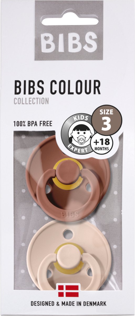 Bibs Fopspeen maat 3 woodchuck blush (2 stuks) - image 2