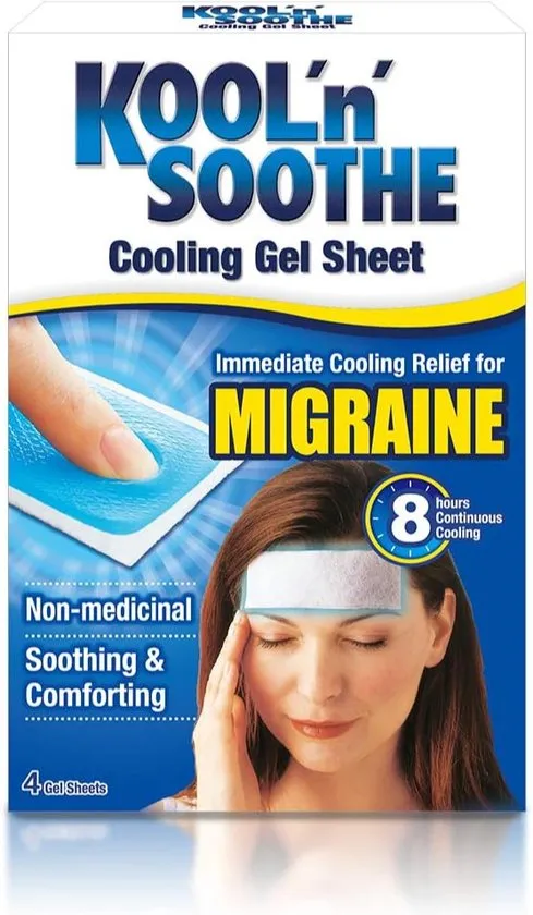 Kool'n'soothe Migraine Gelstrips (2 stuks)