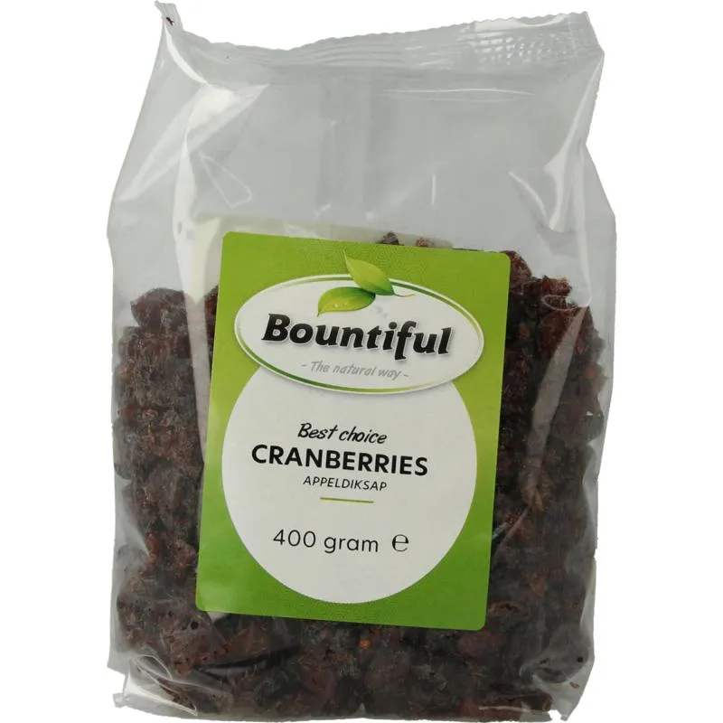 Bountiful Cranberries Appeldiksap (400 gr)