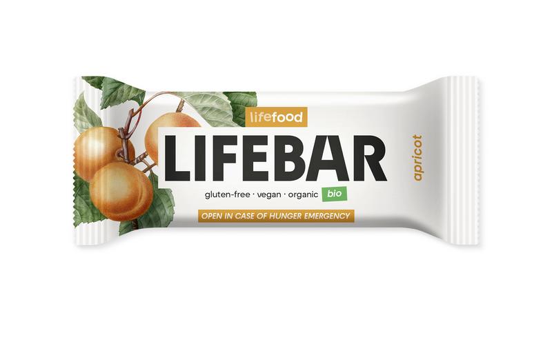 Lifefood Lifebar Abrikoos Bio Raw (40 gr)