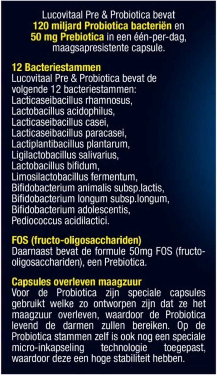 Lucovitaal Super Pre & Probiotica (14 capsules) - image 2