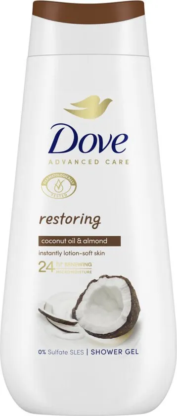 Dove Showergel Restoring Coconut & Almond (225 ml)
