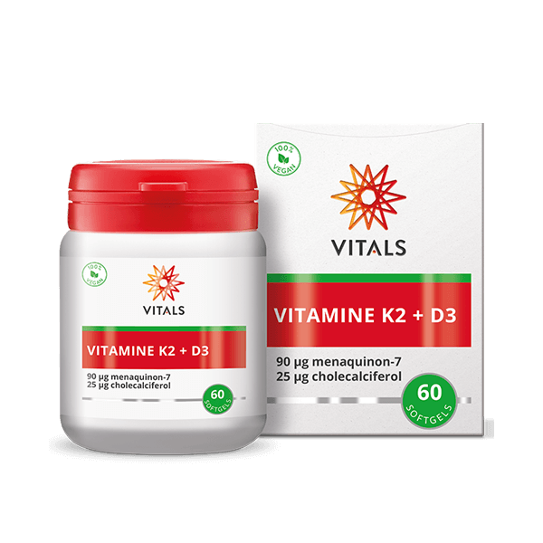 Vitals Vitamine K2 + D3 (60 softgels) - image 2