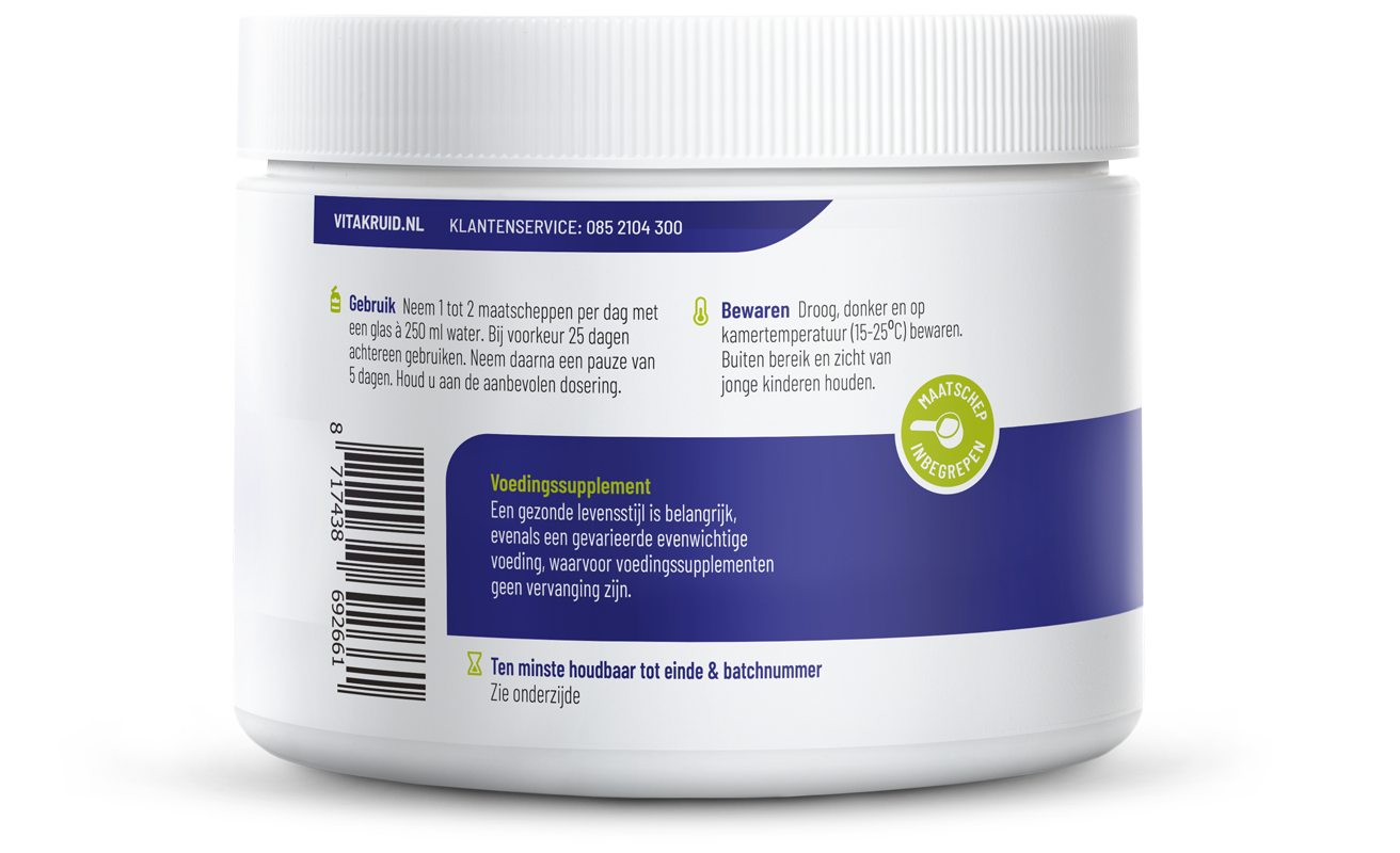 Vitakruid Beauté Collageen Complex Keratine Hyaluronzuur (138 gr)