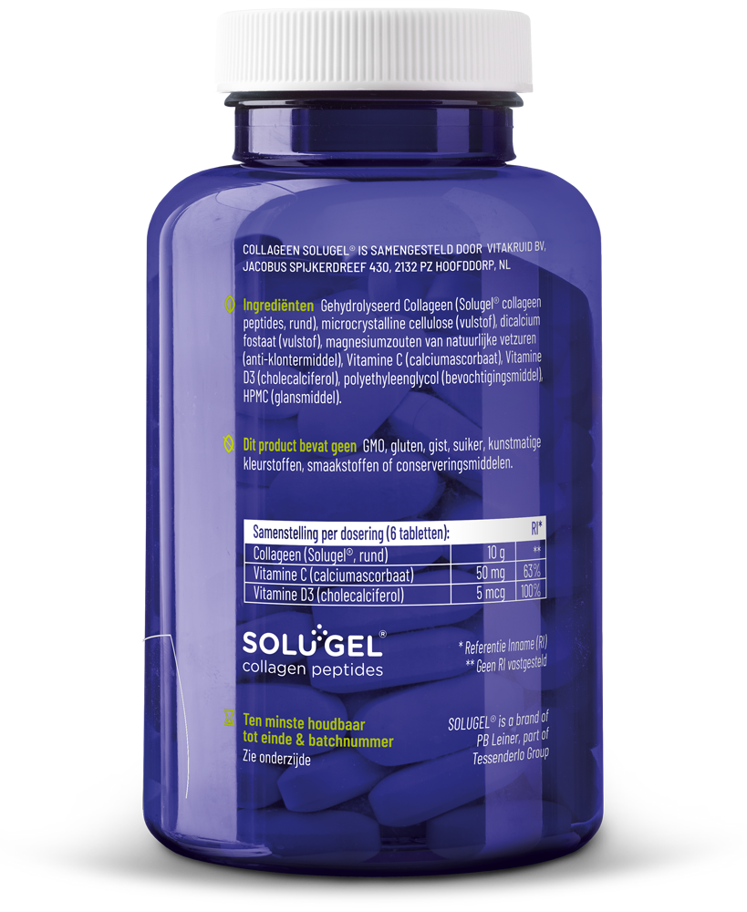 Vitakruid Collageen Solugelâ® tabletten Met Vitamine C & D (150 tabletten) - image 2