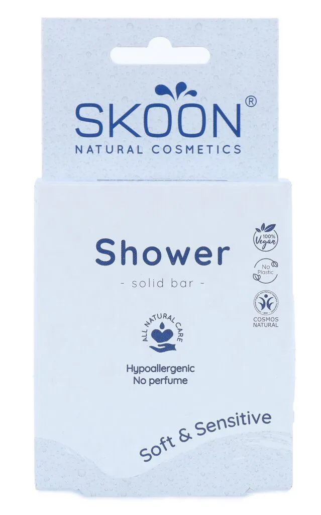 Skoon Shower Soft en Sensitive Solid Bar (90 gr)