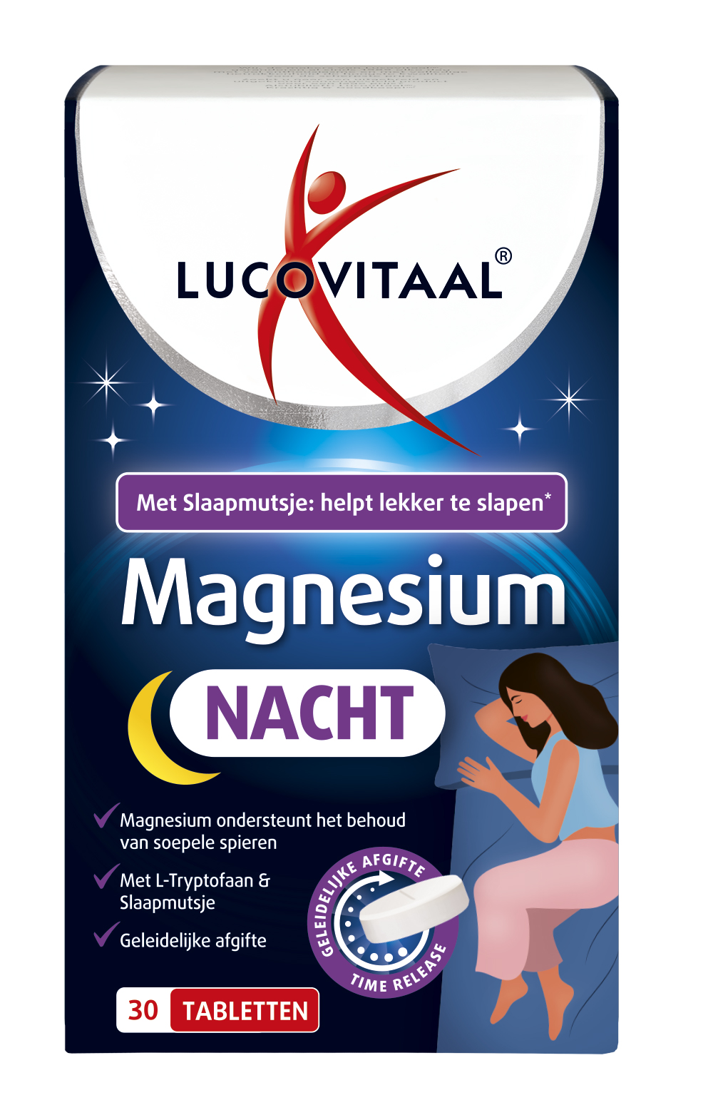 Lucovitaal Magnesium Nacht (30 tabletten)