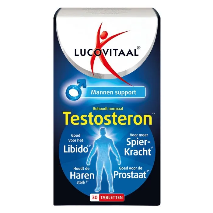 Lucovitaal Testosteron Mannen Support (30 tabletten)