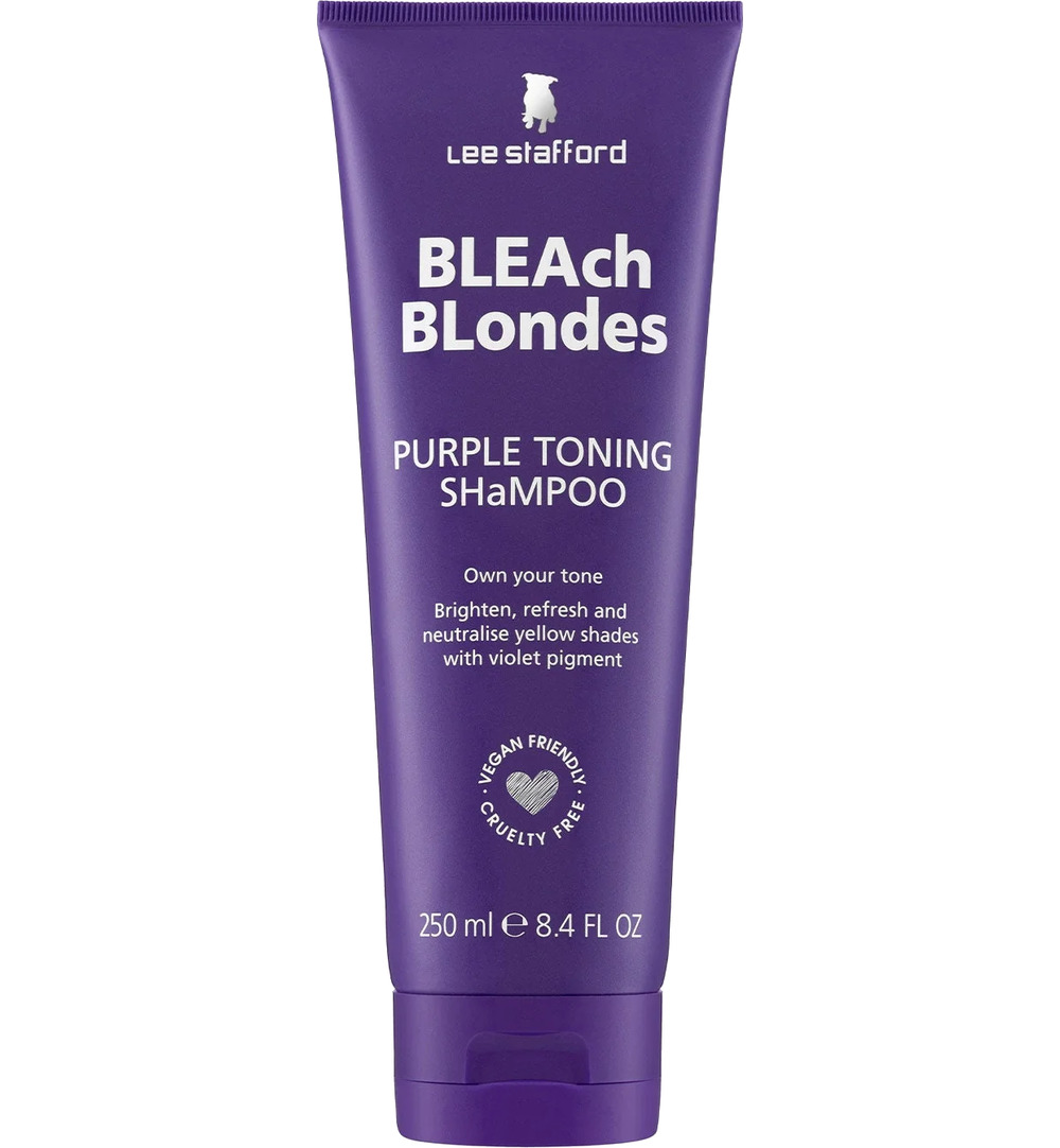 Lee Stafford Bleach blondes purple toning shampoo (250 ml)