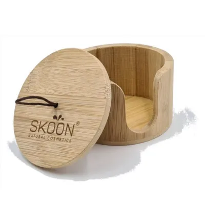 Skoon Face pad holder bamboo (1 stuk)