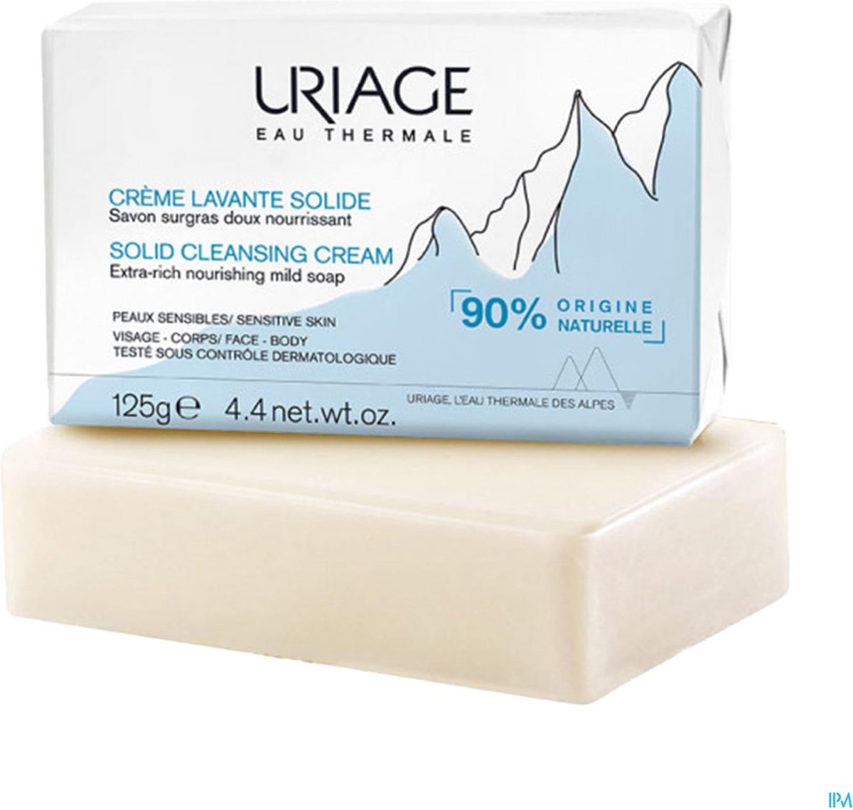 Uriage Thermaal water creme lavante solide (125 gr)