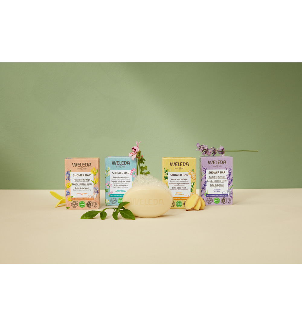WELEDA Shower bar lavender + vetiver (75 gr) - image 4
