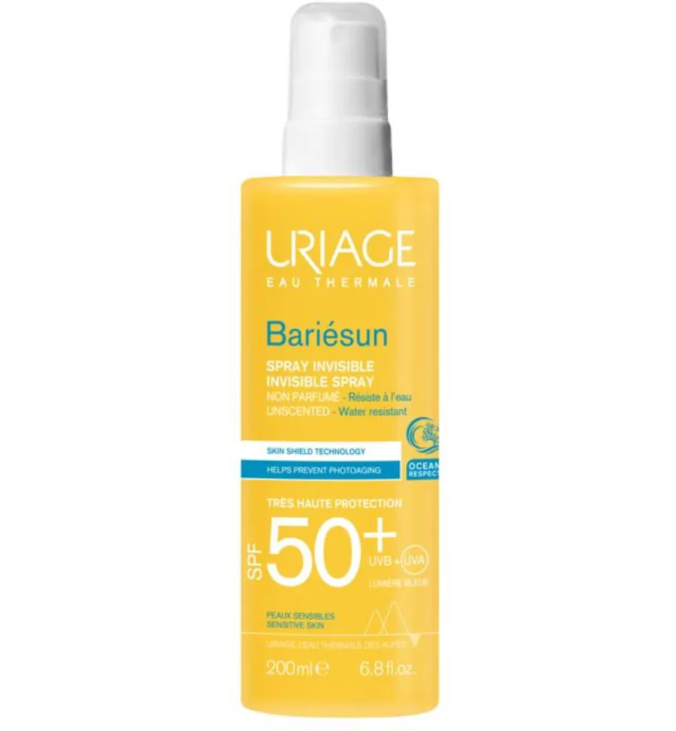 Uriage Sun spray ongeparfumeerd SPF50+ (200 ml)
