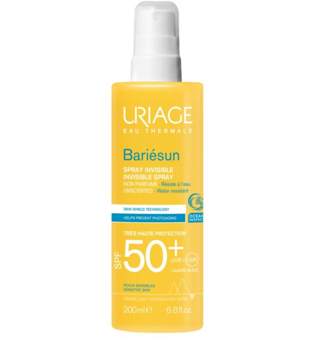 Uriage Sun spray ongeparfumeerd SPF50+ (200 ml)