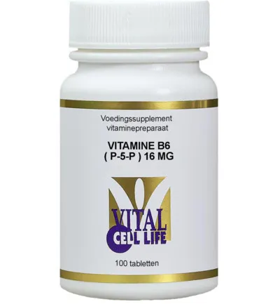 Vital Cell Life Vitamine B6 P-5-P 16Mg (100 tabletten)