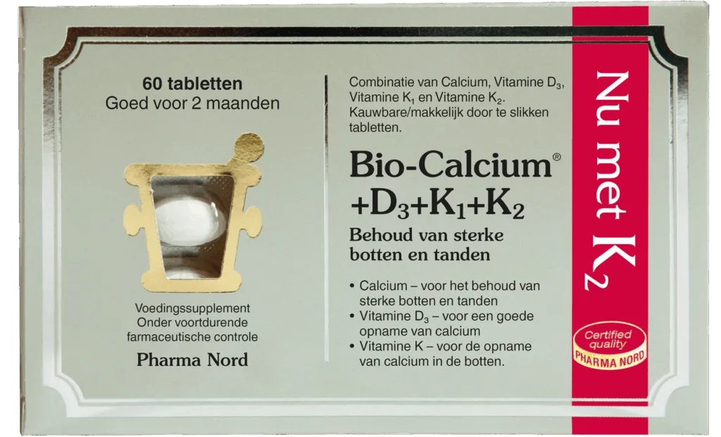 Pharma Nord Bio Calcium & D3 & K1 & K2 (60 tabletten)