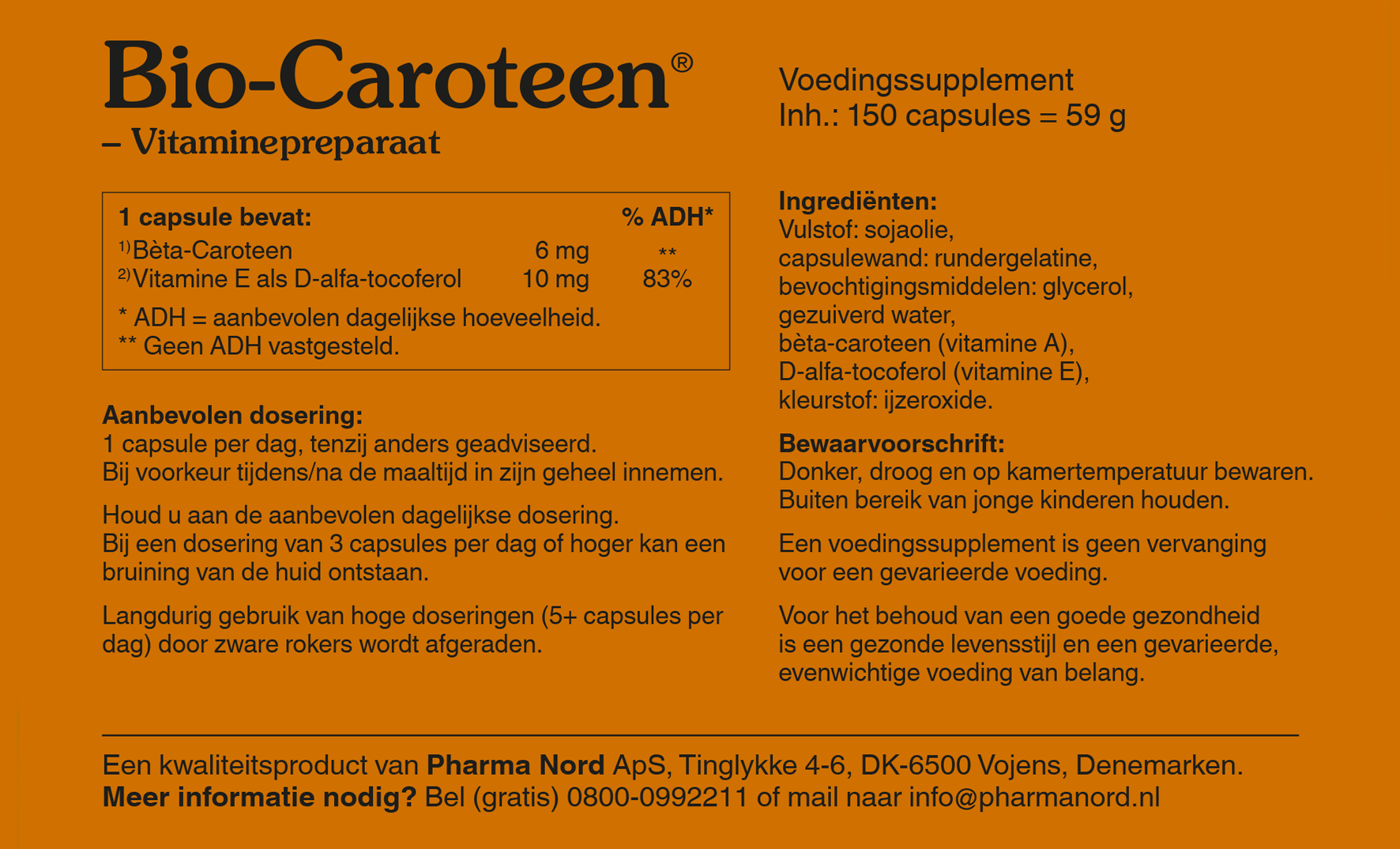 Pharma Nord Bio Caroteen (150 capsules)