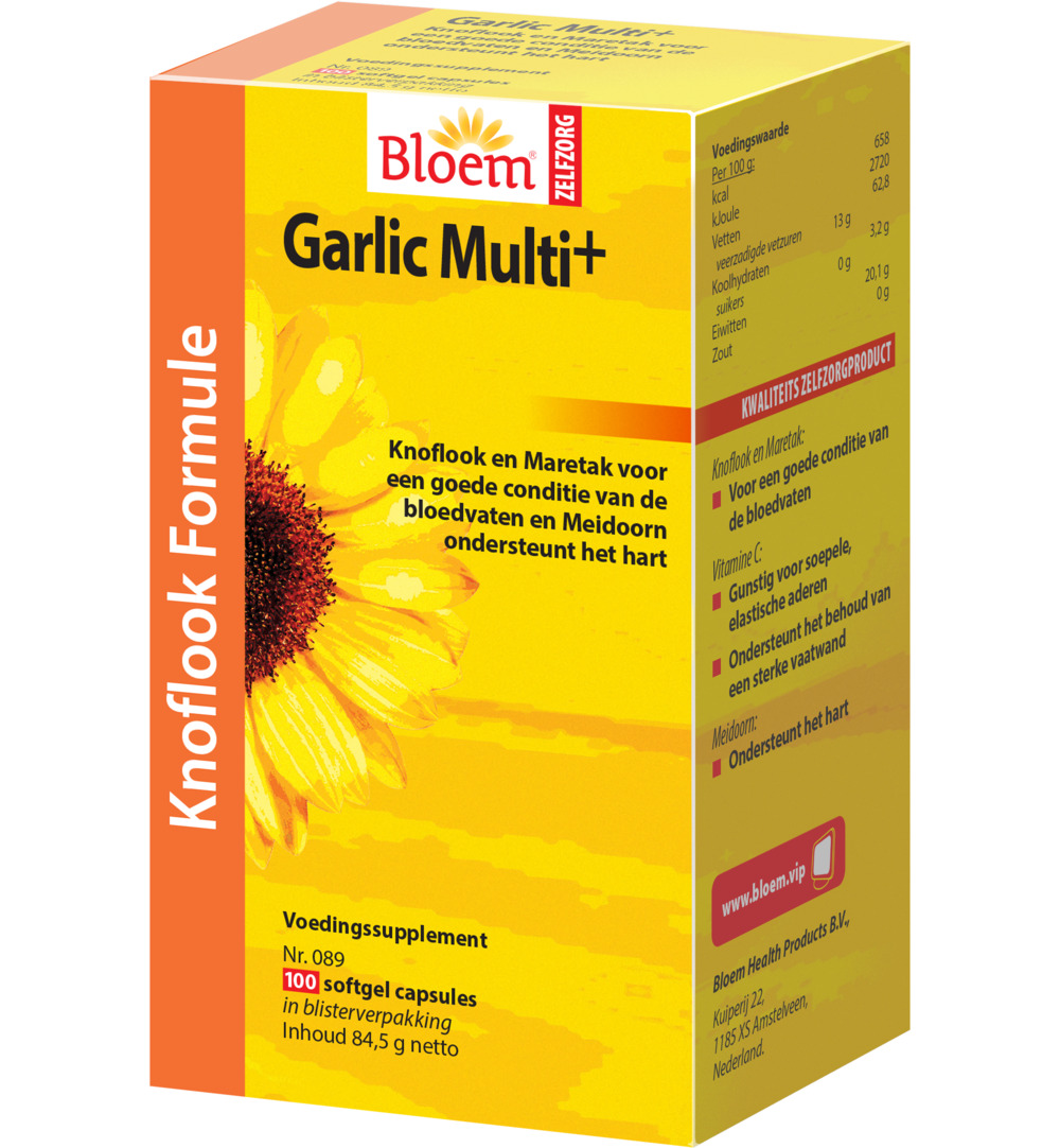 Bloem Garlic Multi+ (100 capsules)