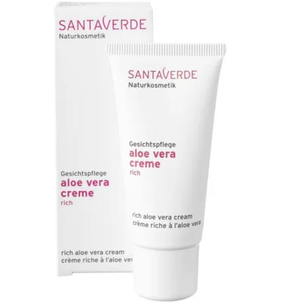 Santaverde Aloe vera dag/nachtcreme rich (30 ml)