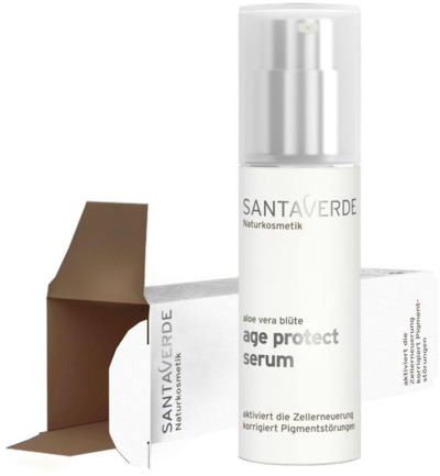 Santaverde Aloe vera age protect gezichtsserum (30 ml)