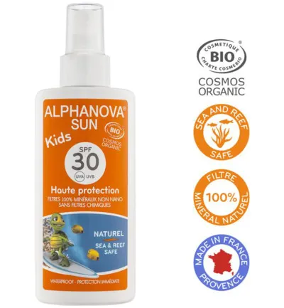 Alphanova Sun Sun spray SPF30 kids vegan (125 ml)