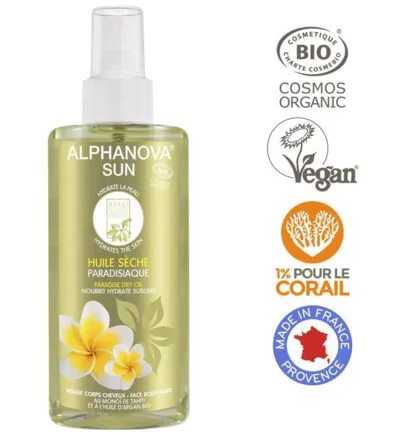 Alphanova Sun Sun vegan dry oil spray paradise (125 ml)