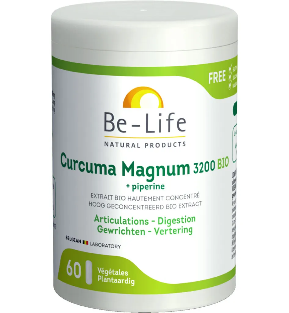Be-Life Curcuma magnum 3200 + piperine bio (60 softgels)