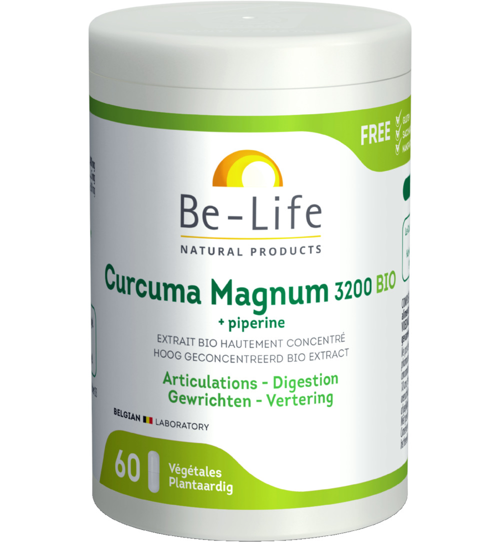 Be-Life Curcuma magnum 3200 + piperine bio (60 softgels)