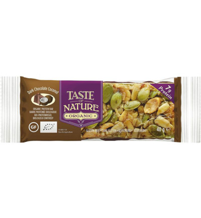 Taste Of Nature Dark Chocolate Coconut (40 gr)