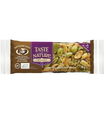 Taste Of Nature Dark Chocolate Coconut (40 gr)