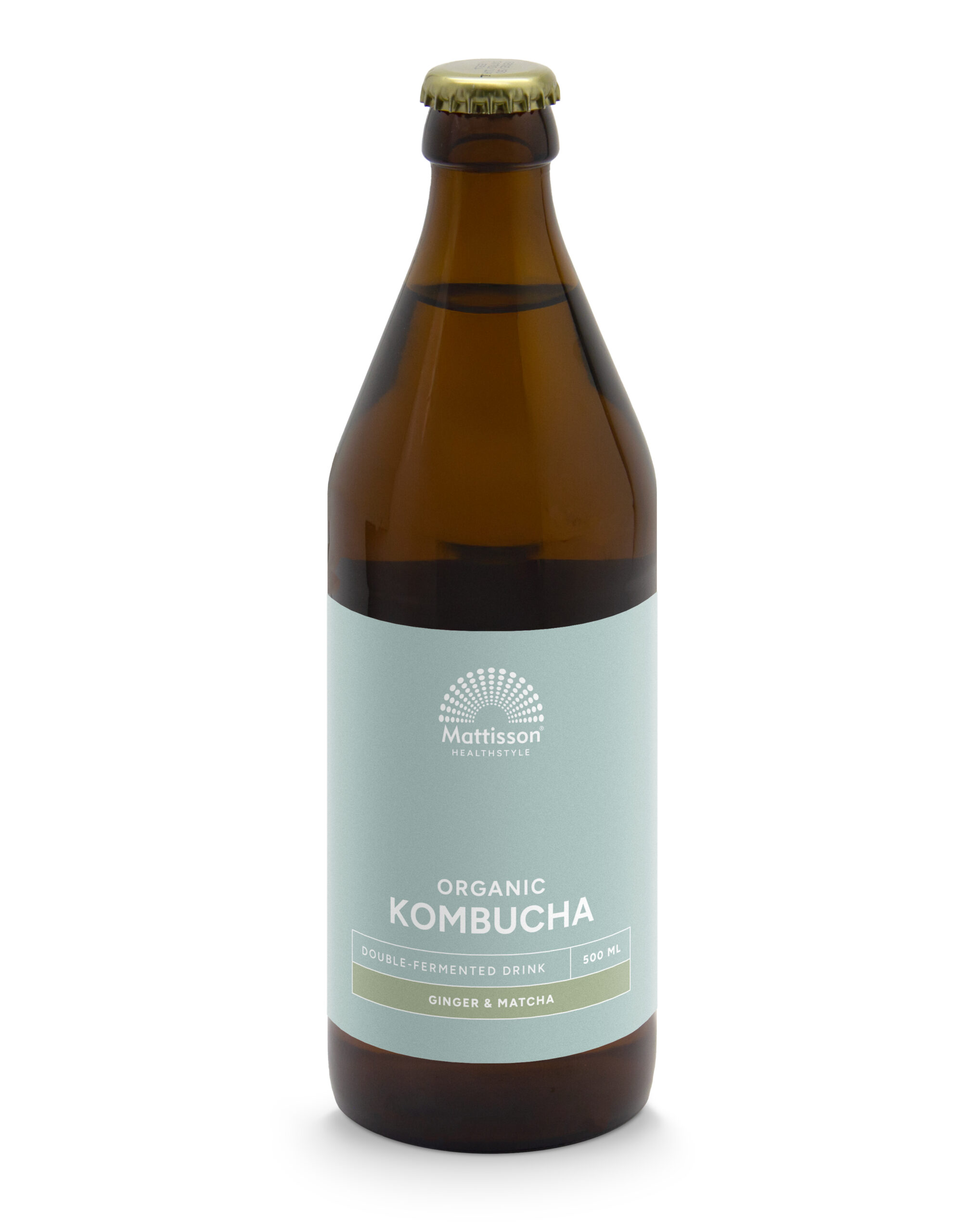 Mattisson Kombucha Ginger & Matcha Double Fermented Bio (500 ml)