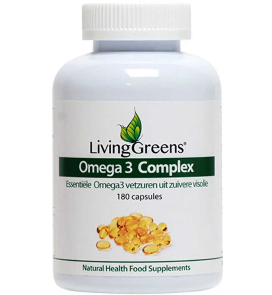 Livinggreens Omega 3 Visolie Complex (180 capsules)