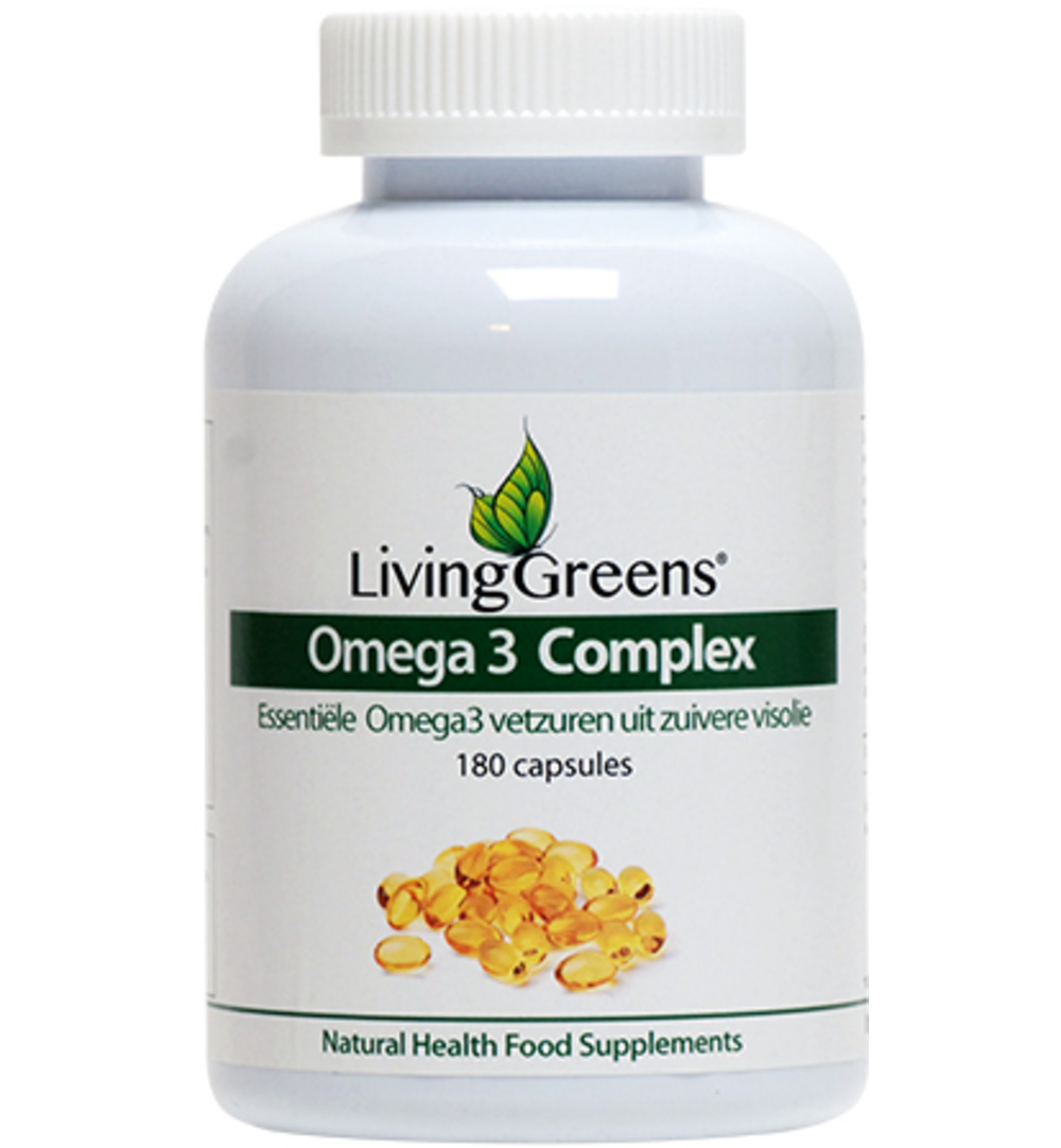 Livinggreens Omega 3 Visolie Complex (180 capsules)