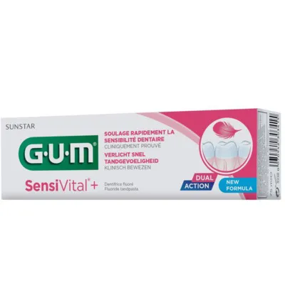 Gum Sensivital+ tandpasta (75 ml)