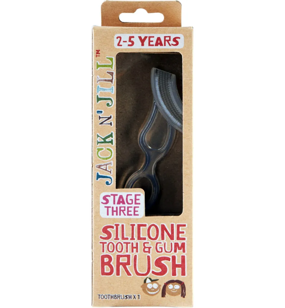 Jack n' Jill Silicone tooth & gum brush (1 stuk)