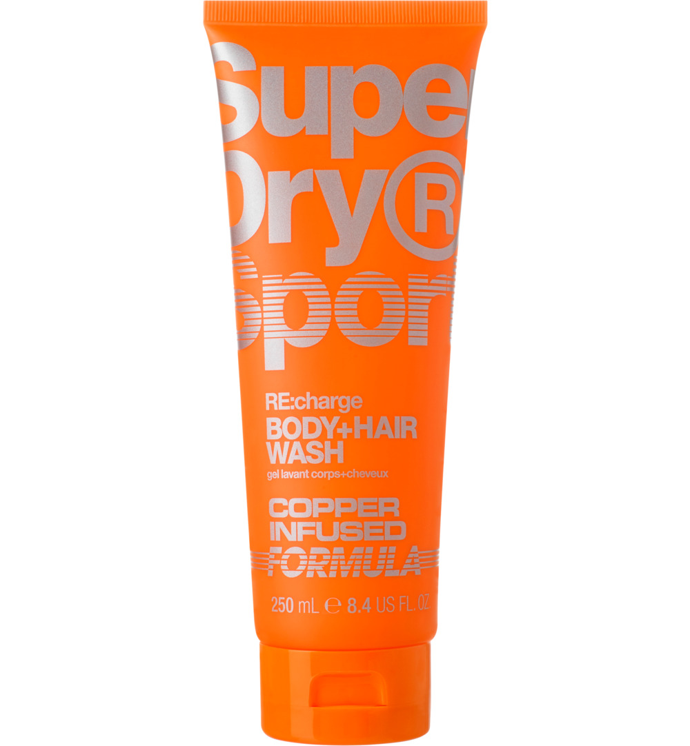 Superdry Sport RE:charge Body + hair wash (250 ml)