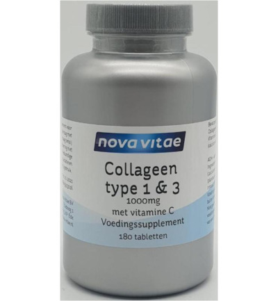 Nova Vitae Collageen Type 1 & 3 1000 Mg (180 tabletten)