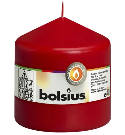 Bolsius Stompkaars 100/98 Rood (1 stuk)